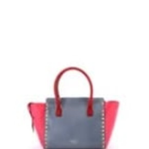 100% AUTHENTIC VALENTINO GARAVANI ROCKSTUD TOTE MULTICOLOR RETAIL $2,495 - Picture 2 of 6
